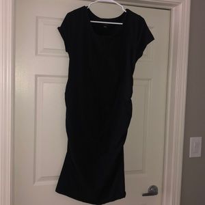 Black maternity dress